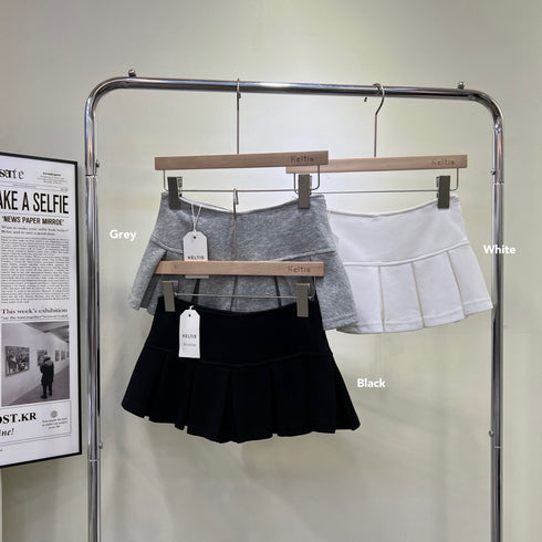 Pleated Mini Skort